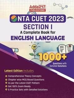 CUET English Language TEST Complete Book (English Printed Edition) By Adda247