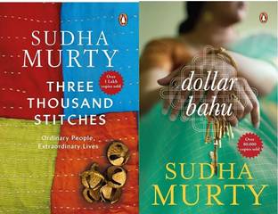 Three Thousand Stitches: Ordinary People, Extraordinary Lives+Dollar Bahu Sudha Murthy(Set Of 2books