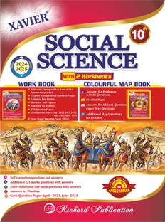 Xavier 10th Social Science English Medium Guide With 2 Free & 1 Note Book Free