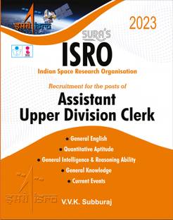 SURA`S ISRO Assistant Upper Division Clerk(UDC) Exam Book In English Medium - Latest Updated Edition 2023