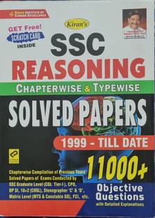 Kiran's SSC Reasoning Chapterwise & Typewise Solved Papers