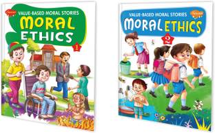 Value-Based Moral Stories Moral Ethics�1 And 2 Books For Kids : Moral Story Book For Children, Storytelling Learning Books, Story Book For Kids | Set Of 2 Books