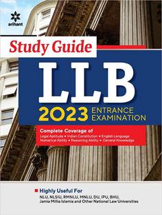 (Old Edition) Self Study Guide LLB Entrance Examination 2023 Paperback, Arihant Publication