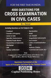 2022 Edition 4000 Questions For Cross Examination In Civil Cases