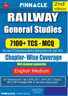 Railway General Studies 7100 TCS MCQ Chapter-Wise Coverage 2nd Edition English Medium