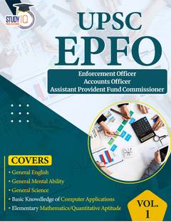 UPSC EPFO Enforcement Officer, Accounts Officer & Assistant Provident Fund Commissioner (EO/ AO/ APFC) Vol-1 Exams 2025