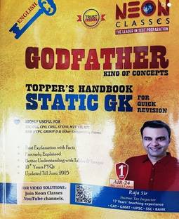 Godfather King Of Concepts Topper's Handbook Static GK For Quick Revision