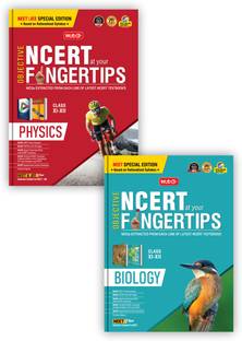 MTG Objective NCERT At Your FINGERTIPS For NEET - Chemistry, Physics (Set Of 2 Books) | NCERT NEET Trend Indicator | NEET Books (Based On NEET Rationalised Syllabus - Latest & Revised Edition 2024-2025)