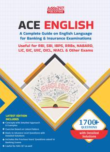 Ace English A Compelete Guide On English Language For SBI , RBI, IBPS , RRB's, NABARD, LIC Other Bank Exams 2025