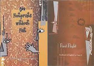 NCERT Footprints Without Feet - Supplementary Reader And First Flight English Textbook For Class - 10 ( Set Of 2 Books )