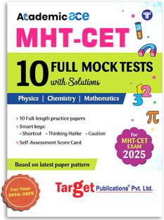 MHT CET 2025 10 Full Mock Tests With Solutions | Physics, Chemistry And Mathematics (PCM) | Based On Latest Paper Pattern