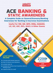 Ace Banking And Static Awareness Book (Latest English Printed Edition)