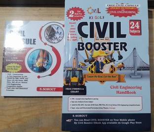 Civil Booster Handbook Of Civil Engineering + Rocket Chart + Civil Capsule 2024