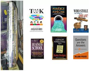 Combo Of 6 Books : Parable Of Pipeline, Business School, Who Stole American Dream, Copycat Marketing, Talk The Talk, Question Are The Answers