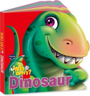 Sawan Presents 'Who Am I' Dinosaur | Die-Cut Shape Board-Book