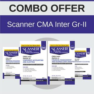 CMA Inter Group-2 Combo | Scanner |For Dec 25 & Jun 26 Exams | Solved Papers With PYQ (Included June 2025) | Shuchita Prakashan