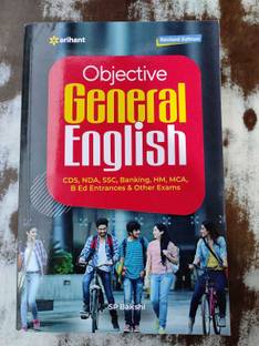 Arihant Objective General English By SP Bakshi I CDS, NDA, SSC, Banking, HM, MCA, B.Ed. Entrance And Other Examination
