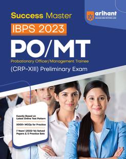 Arihant Success Master IBPS Bank PO/MT Pre Exam Guide 2023 Seventh Edition