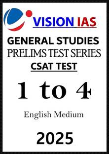 CSAT GS Prelims Test Series 1 To 4 By Vision IAS In English