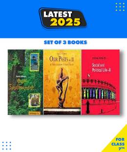 Combo Of 3 Books Of SOCIAL SCIENCE For Class 7 NCERT( HISTORY, GEOGRAPHY, CIVIICS)