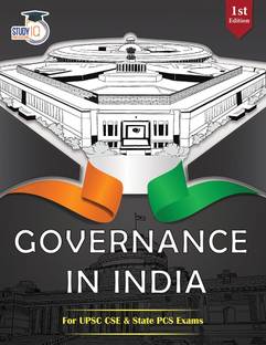 Governance In India English 1st Edtion Book For UPSC Civil Services Exam, Prelims, Mains, State PSCs, CSE Latest Edition Exams 2025-26