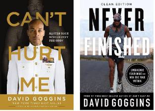 Combo Of 2 Books: Cant Hurt Me + Never Finished
