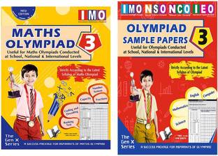 V&S Publishers IMO (Mathematics Olympiad Guidebook And Sample Papers) Olympiad Combo Class 3 (Set Of 2 Books)