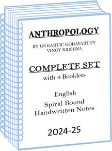 GS Kartic And Vinoy Krishna Sir Anthropology Optional Handwritten Notes For UPSC Mains 2024-25