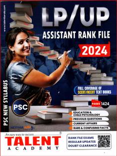 ( Talent ) Kerala PSC LP / UP Assistant Rank File 2024 , Full Coverage Of SCERT / NCERT Text Books ( LP/UP Assistant - New Syllabus ) Psychology, Current Affairs, Previous Papers, Rare & Confusing Facts ( Talent Academy; ASIN: B0CL5C4SCY )