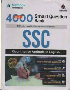 Testbook Smart Book 4000 Best Smart Question Bank: Ssc Quantitative Aptitude In English
