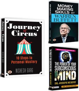 Journey Of Circus + Money Making Skills + The Power Of Your Subconscious Mind | Unleash The Extraordinary Mental Powers To Build Self-Confidence, Success, Prosperity, Happiness And Peace Of Mind (Set Of 3 Books In English)