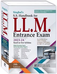 Singhal's S.S Handbook For LL.M. Entrance Exam Edition 2023-24