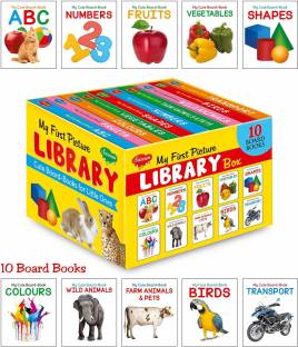 My First Picture Library Box Of 10 (Pre-School Books) | Gift Set For Kids
