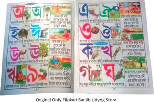 Bengali Language Alphabets Recognition Book For Kid's (Sanjib Udyog)