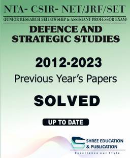Nta Ugc Net DEFENCE AND STRATEGIC STUDIES Previous Year Paper Book | To Upto Date