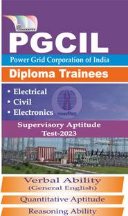 PGCIL Diploma Trainees (Civil/Electrical/Electronics) Supervisory Aptitude Test 2023 || Power Grid Corporation Of India (Set Of 3 Books)