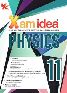 Xam Idea Physics Class 11 Book | CBSE Board | Chapterwise Question Bank | Based On Revised CBSE Syllabus | NCERT Questions Included | 2024-25 Exam