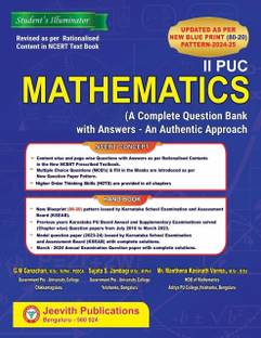 Jeevith 2nd PUC - MATHEMATICS |Student's Illuminator : A Complete Question Bank With Answers -An Authentic Approach For 2024-25|