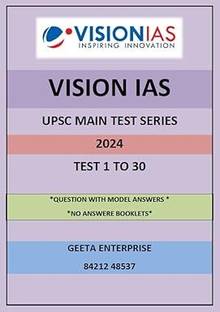 Vision Ias Upsc Main Test Series 2024 Test 1to30 Photocopy