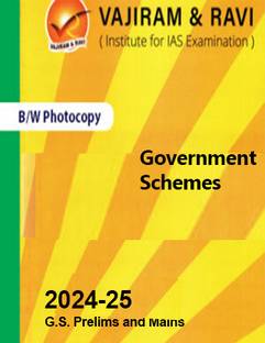 Vajiram & Ravi Government Scheme Book For IAS General Studies(GS)-Yellow Book Prelims & Mains 2024-25 Printed Notes- English (Photocopy B/W Study Material) (Paperback Vajiram & Ravi Photocopy) (Paperback, Vajiram & Ravi)