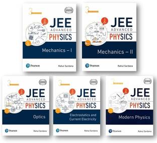 Pearson JEE Physics-Mechnics-1, Mechanics-2, Optics , Modern Physic & Electrostatics And Current Electricity [ (5-Books Set) Includes 2020-2023 Question]
