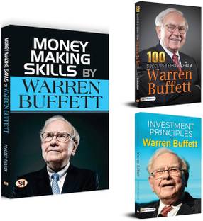 Money Making Skills + 100 Success Lessons From Warren Buffett + Investment Principles Of Warren Buffett (Set Of 3 Books) - English