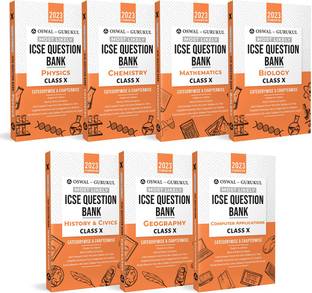 Oswal - Gurukul Most Likely ICSE Question Bank Class 10 Bundles (Set Of 7) : Physics, Chemistry, Maths, Biology, History & Civics, Geograpgy, Computer Applications For Exam 2023