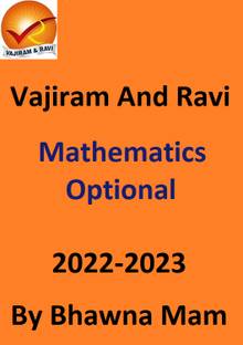 वाजीराम एंड रवि मैथमैटिक्स ऑप्शनल क्लास नोट्स बाय भावना मैम 2022