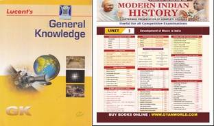 Lucent's General Knowledge 2023 In English With Target Modern Indian History