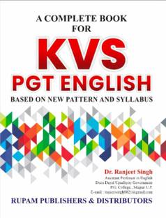 A Complete Book For KVS PGT English Based On New Pattern And Syllabus (Dr. Ranjeet Singh)