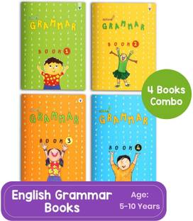 Nurture English Grammar And Composition Books For Kids | 5 To 10 Year Old | Practice Exercises With Colourful Pictures For Primary Children | Book 1 To 4 - Set Of 4 Books