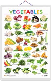 Vegetables (Hard Laminated Educational Chart)