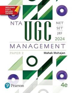 NTA UGC/NET/SET/JRF Management Paper 2 - 2024, 4th Edition, Includes 2023 Solved Papers (March, June And December) | Previous Years Questions