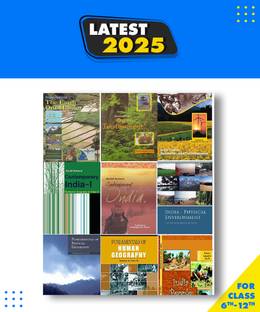 NCERT Geography Books Set Of Class -6 To 12 For UPSC Exams (English Medium) (Paperback Binding, NCERT)